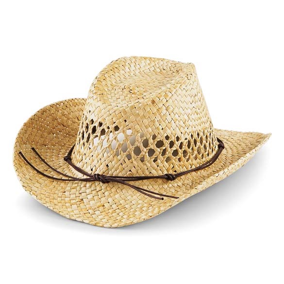 Straw cowboy hat