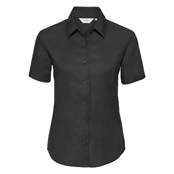 Women&#39;s short sleeve Oxford shirt