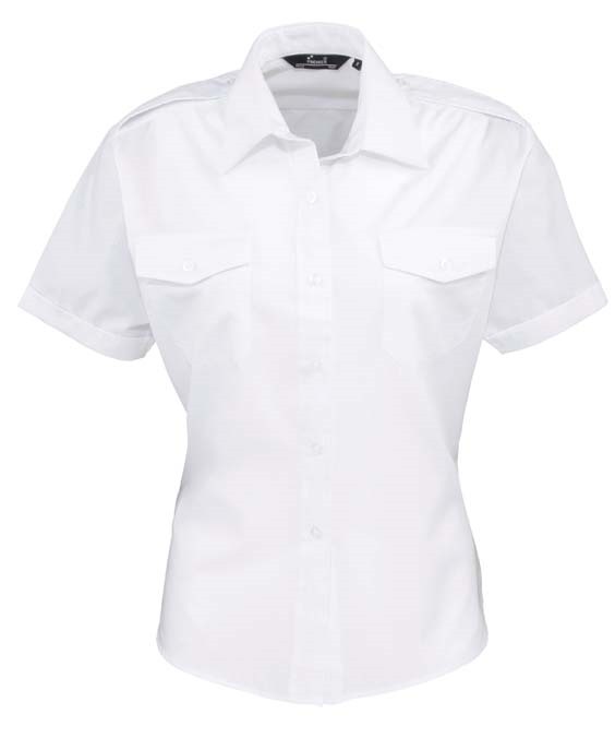 Women&#39;s short sleeve pilot blouse