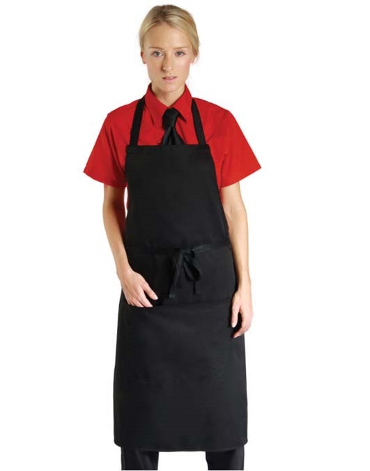 Low Cost Bib Apron With Pocket