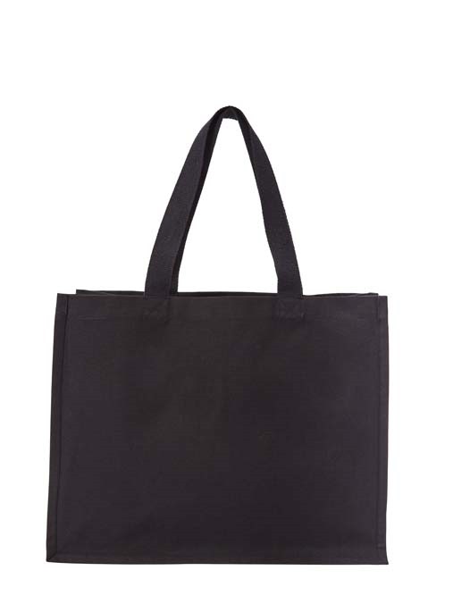 Recycled premium canvas ?stand-up? shopper