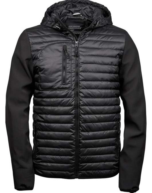 Men&#39;s Hooded Crossover Jacket